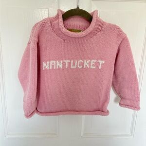 Pink Claver Nantucket Toddler Sweater